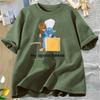 Funny Rat Plush Cheese Meme Tshirt Cotton Rat Graphic T Shirts Women Unisex Fashion O Neck Tee Shirt Casual Short Sleeve Tshirt