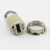 G9 Lamp Socket Ceramic G9 Lamp Holder 110-240V Ceramic Socket G9 Type Halogen Lamp Holder Lighting Accessories Iron Screw Nuts