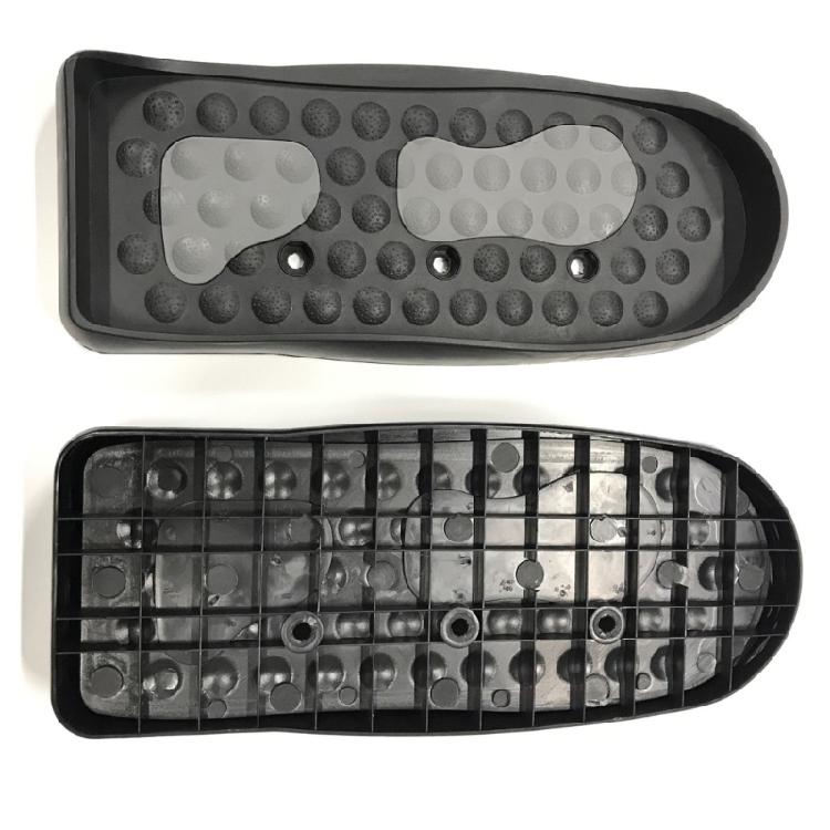 Fitness Machine Foot Pedals Practical Trainer Pedal Replacement Rowing Machine Pedals for Sports Exercise Supplies