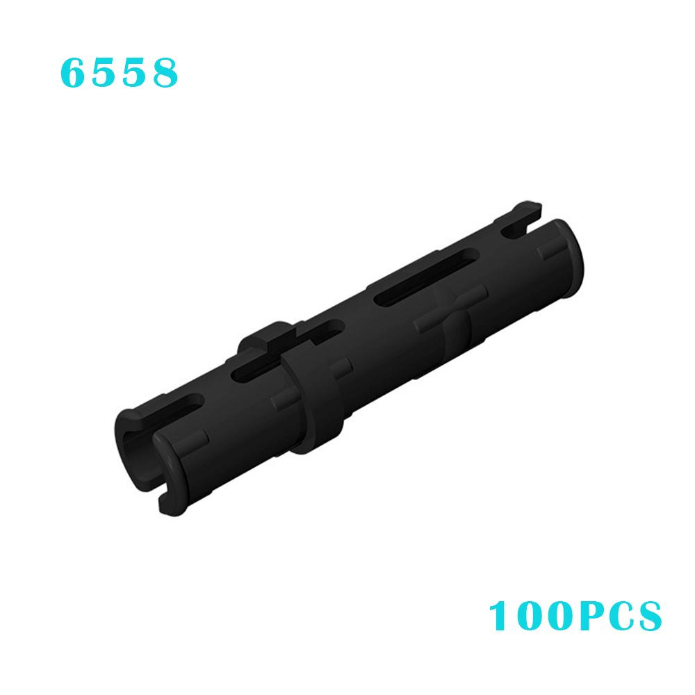 100pcs 6558 Pin 3L with Friction Ridges Bricks Toys For Technical MOC Buildings Blocks Compatible High-Tech DIY Christmas Gifts
