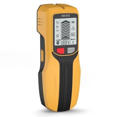 New Handheld Metal Detector 6 In 1 Wall Stud Finder Multifunction Wood Pipes AC Wire Metal Depth Tester LCDMeasuring Instrument