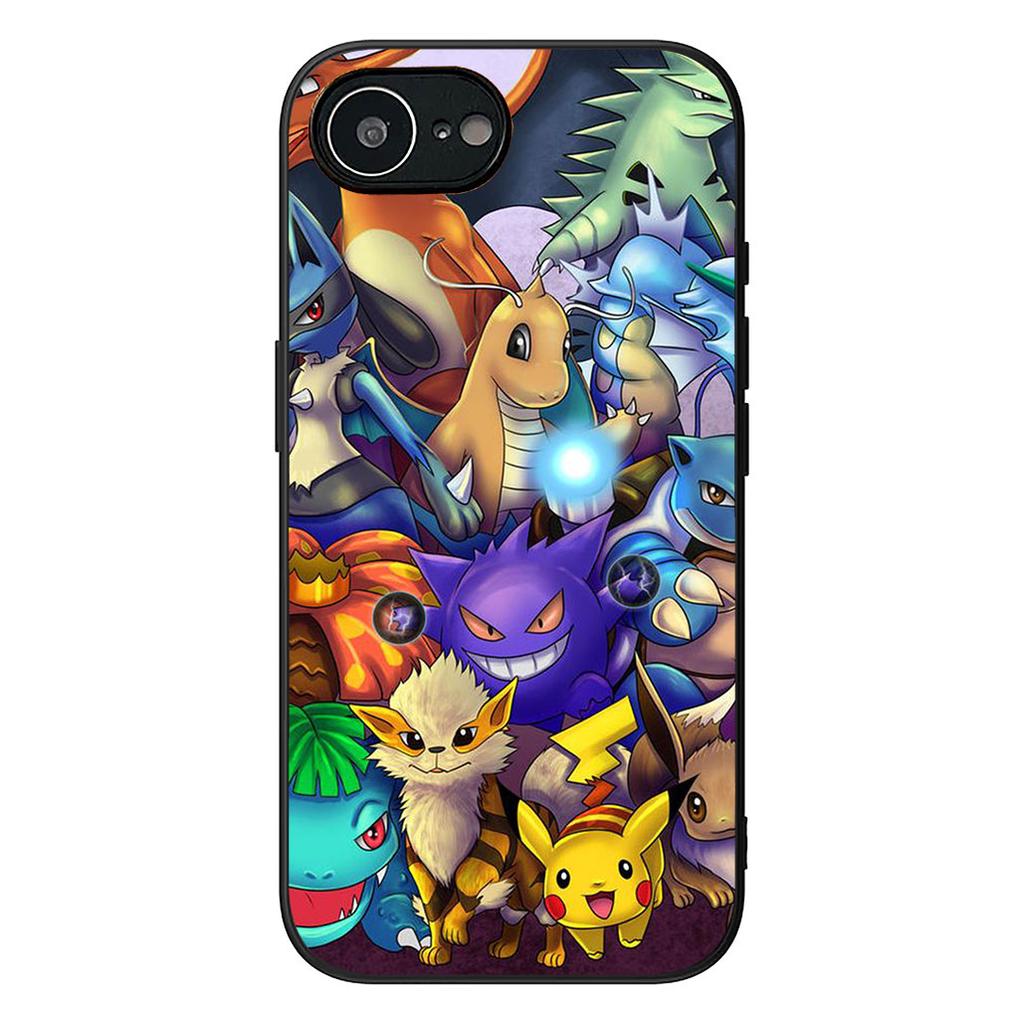 P-Pokemons GO P-Pikachus Gengar Phone Case for Samsung Galaxy S22 S21 S20 FE Ultra Plus A35 A36 A37 A33 A34 A04 A71 Cover Casing