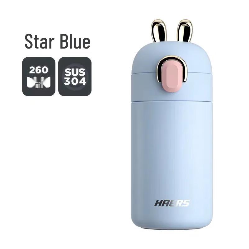 Haers Compact Stainless Steel Insulated Water Bottle