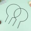 2Pcs Garden Plant Support Stake Stand Round Vine Climbing Rack Ironheart-Shaped Flower Plant Trellis Support Frame Garden Decor