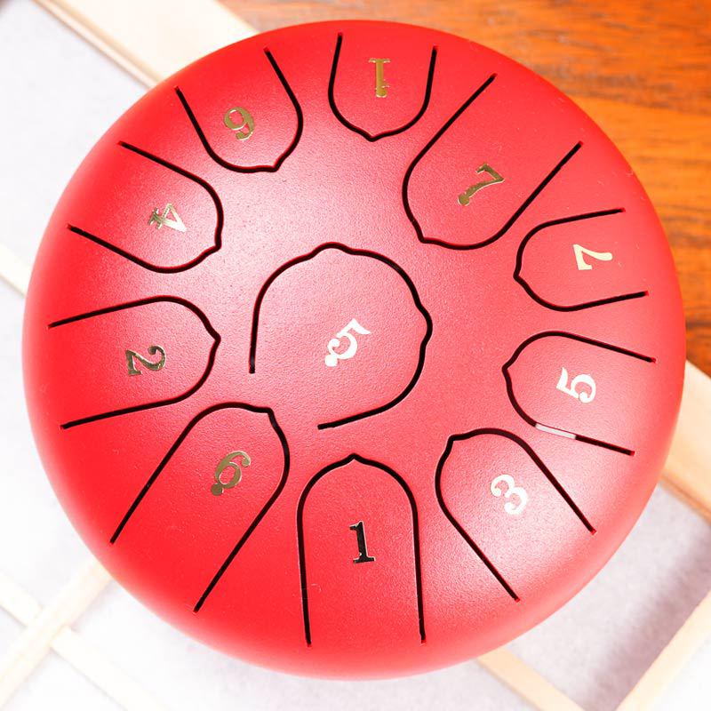 Éterický ocelový jazykový buben - 6/8/10/12/13/14 palcový Handpan perkusní nástroj.