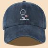 Trendy and Personalized Peaked Cap, Adjustable Outdoor Camping and Travel Check-in Baseball Cap