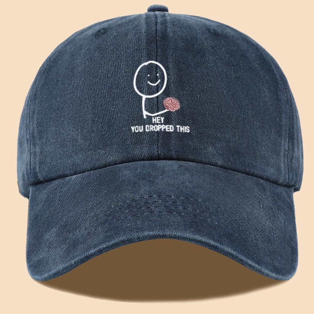 Trendy and Personalized Peaked Cap, Adjustable Outdoor Camping and Travel Check-in Baseball Cap