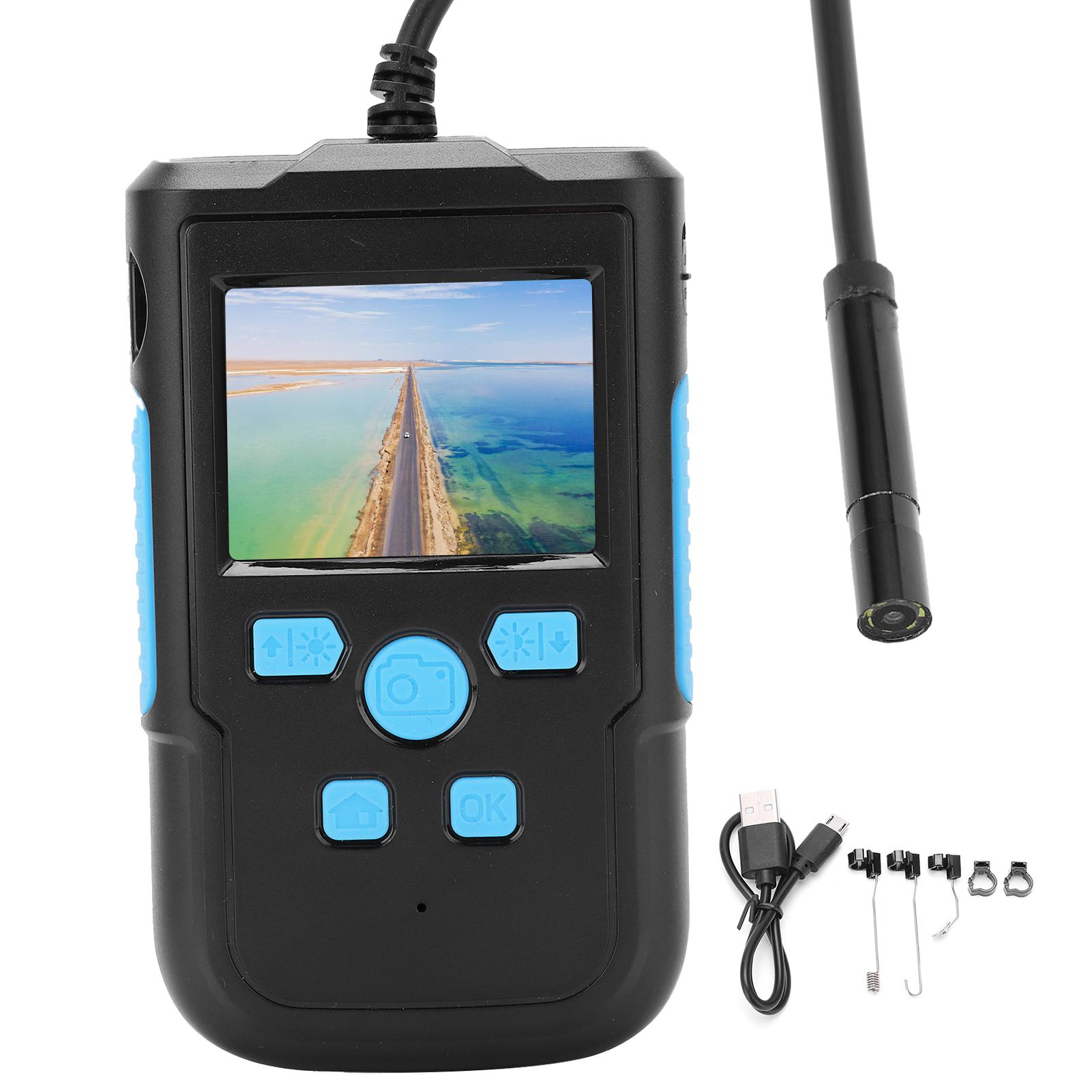 

Промышленный эндоскоп 2MP портативный 2.4in HD экран водонепроницаемый 8 мм объектив инспекционная камера 10m/32.8ft 2 Meters