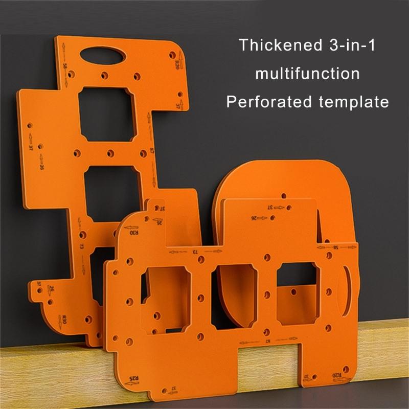 Multifunctional Sturdy Woodworking Slotting Template Designs for Carpenter and Enthusiasts Across Various Materials