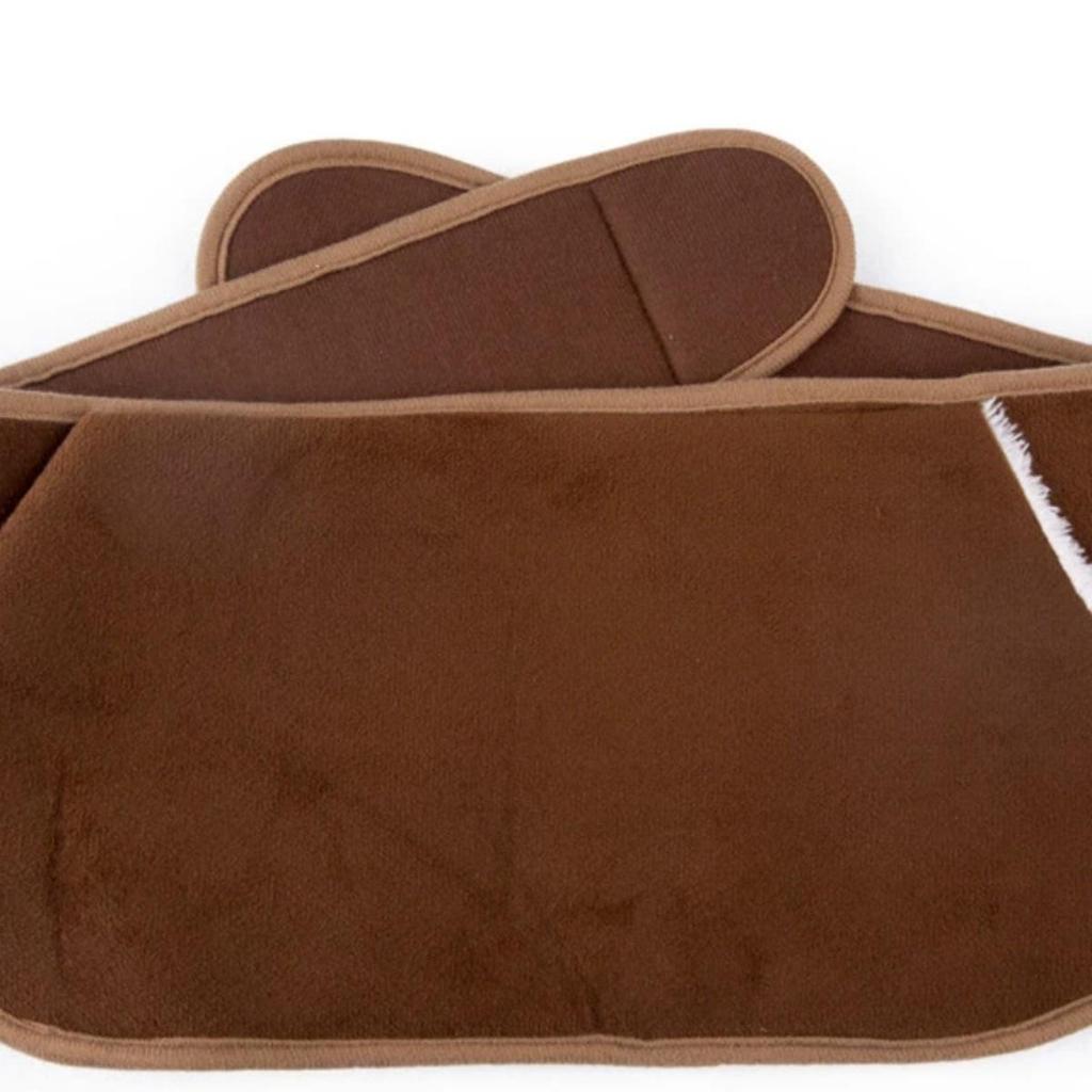 Removable Cute Cartoon Hot Water Bottle Cover with Double Hand Inserts and Charging Plush Waistband, Washable and Sold Separately for Women.