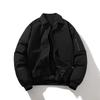 Mens Pilot Jacket Trendy Workwear American Baseball Unisex Casual Outerwear