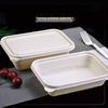 Jiucaijiang Biodegradable Corn Starch Rectangular Lunch Box