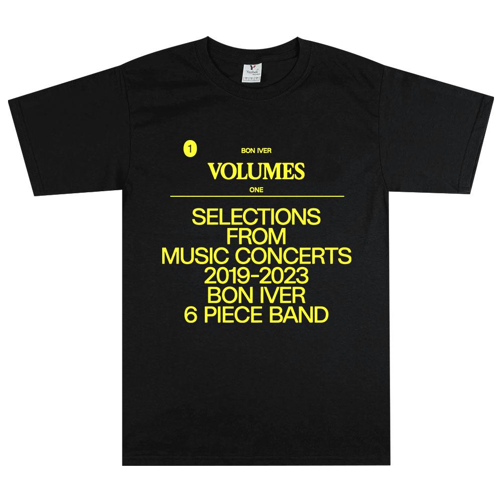 VOLUMES V1 Tee Fashion Band Bon Iver Design T-shirt Summer Short Sleeve Loose Unisex Tshirts Streetwear Graphic Print Merch Tops S разноцветный
