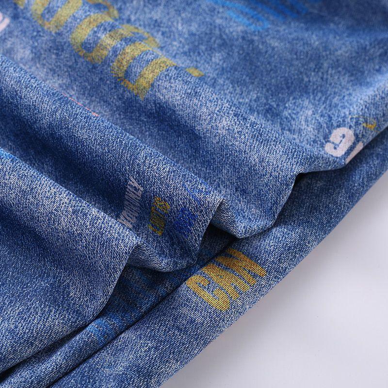 Gutte tynne sommerjeans Barne myggmiddelbukser Sommer yttertøy