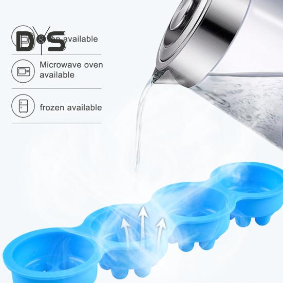 Niezawierająca BPA forma silikonowa wielokrotnego użytku, praktyczna okrągła forma do robienia mydła do masażu