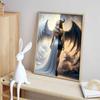Diamond Painting Set DIY 5D Full Diamond Angel and Demon Fantasy Art Crafts for Home Wall Decoration