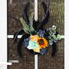 Halloween Simulated Spider Home Garden Wall Hanging Decorative Silk Flowers For Front Door Party Decoration