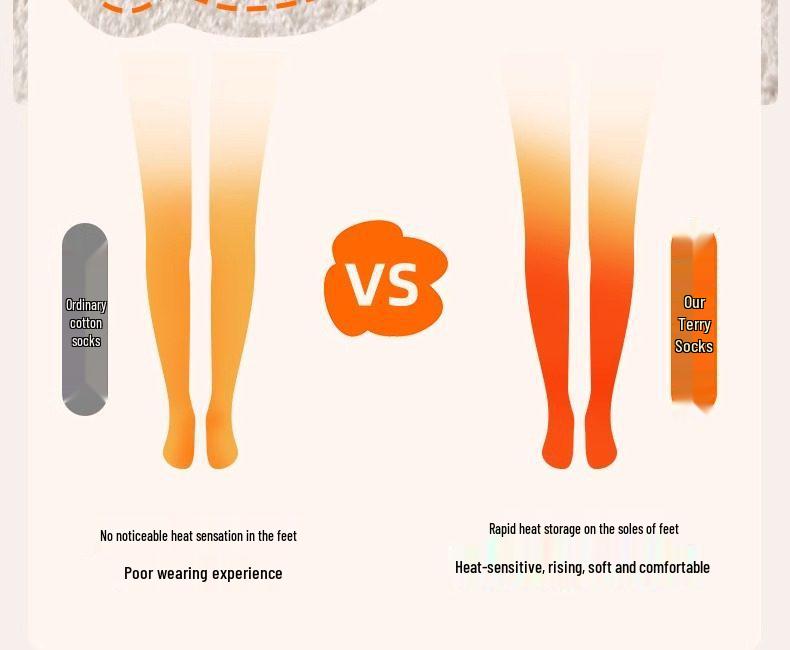 Dětské froté ponožky střední délky v kávové barvě - Teplé, zesílené, podzimní/zimní styl pro chlapce a dívky.