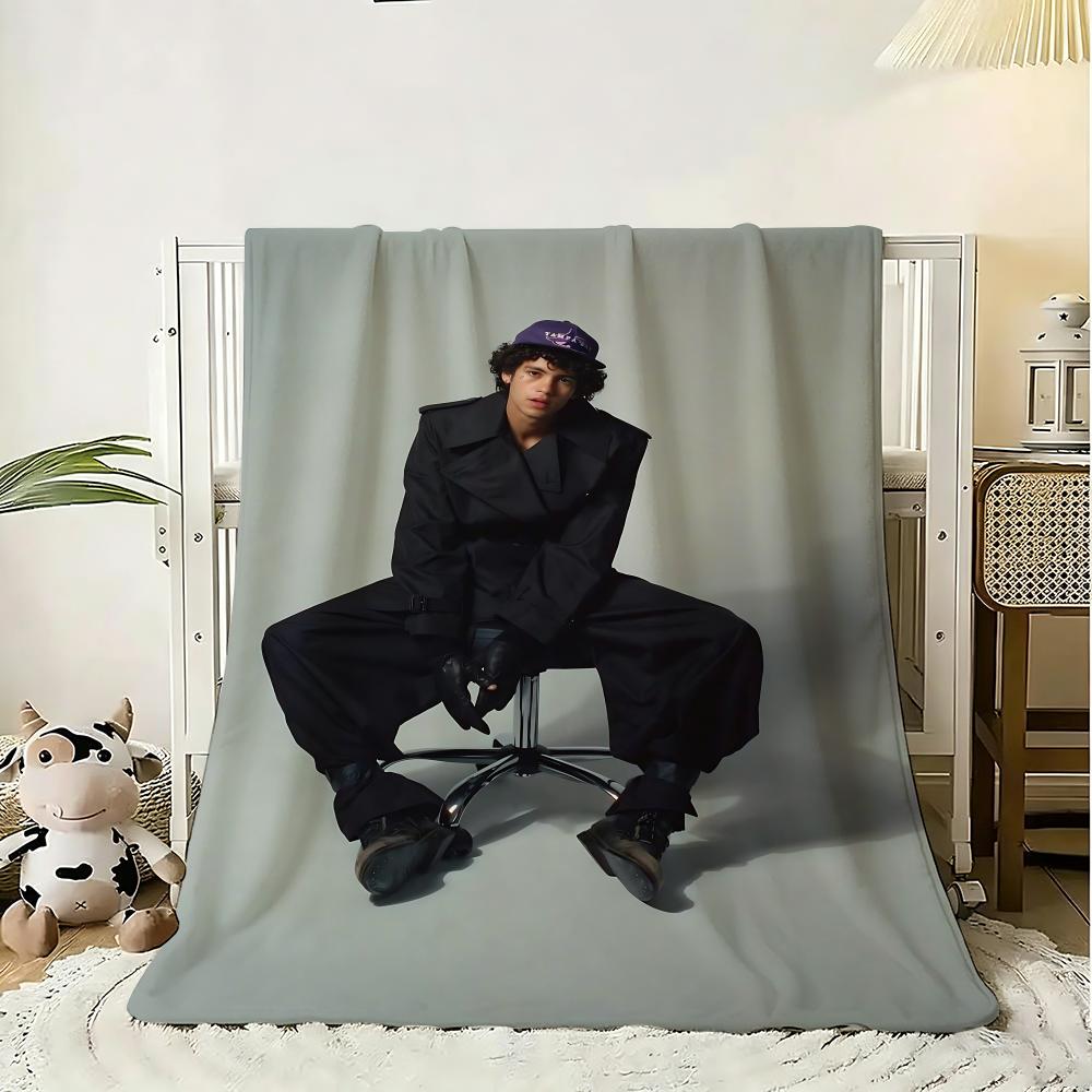 Pop Singer Dominic Fike Throw 240g Flannel Blanket Lightweight Soft Skin-friendly Summer Thin Throw Blanket