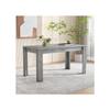Table De Salle À Manger Moderne, Table De Salle À Manger À Quatre Pieds, Table De Salle À Manger En Chêne, Aspect Béton