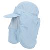 UPF 50+ Sun Hat UV   Wide Brim Outdoor Fishing Sunshade   for Travel Hiking Boating Gardening(Blue   Size)
