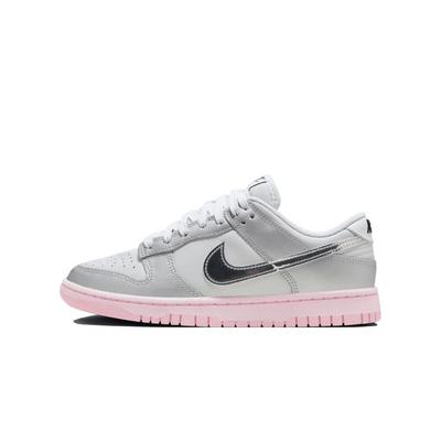 Dunk Low LX Metalik Gümüş Pembe Köpük