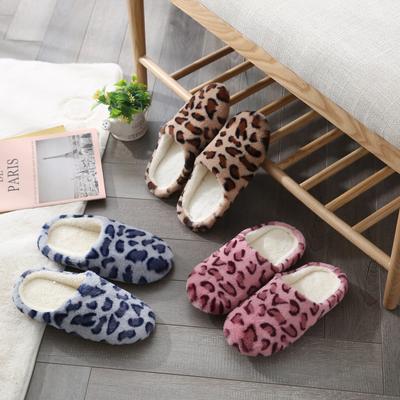 Unisex House Slippers Slip-On Anti-Skid Flower Indoor Casual Shoes Snow Slipper