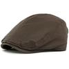 HT4938 Berets Thick Warm Autumn Winter Hats for Men Women Beret Hat Fleece Lined Ivy Flat Cap Male Female Adjustable Beret Cap