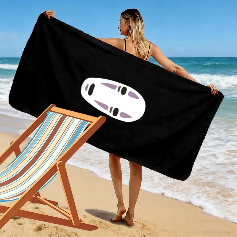 MTL0510 No Face Print Beach Towel, Large Soft Quick Dry Towel for Beach Camping Swimming