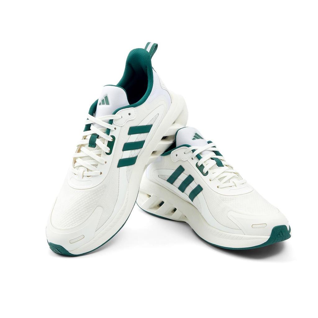 Adidas All Day Power Comfortable Versatile Breathable Low-Top Lifestyle Casual Shoes Unisex Casual Shoes White Green IH6028