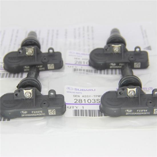 4X OEM TPMS Reifendrucksensoren 28103SA001 28103AJ00A Für Subaru WRX