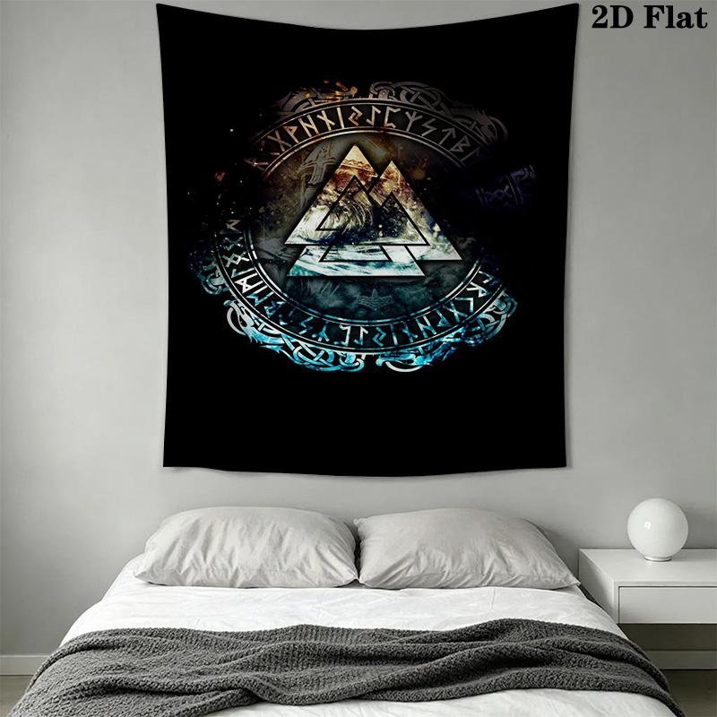 Spirit Tapestry Warrior Wisdom Decor Tapestry Wallmounted Background Cloth Background Cloth Wall Covering Decoration Background Wall Hanging Cloth