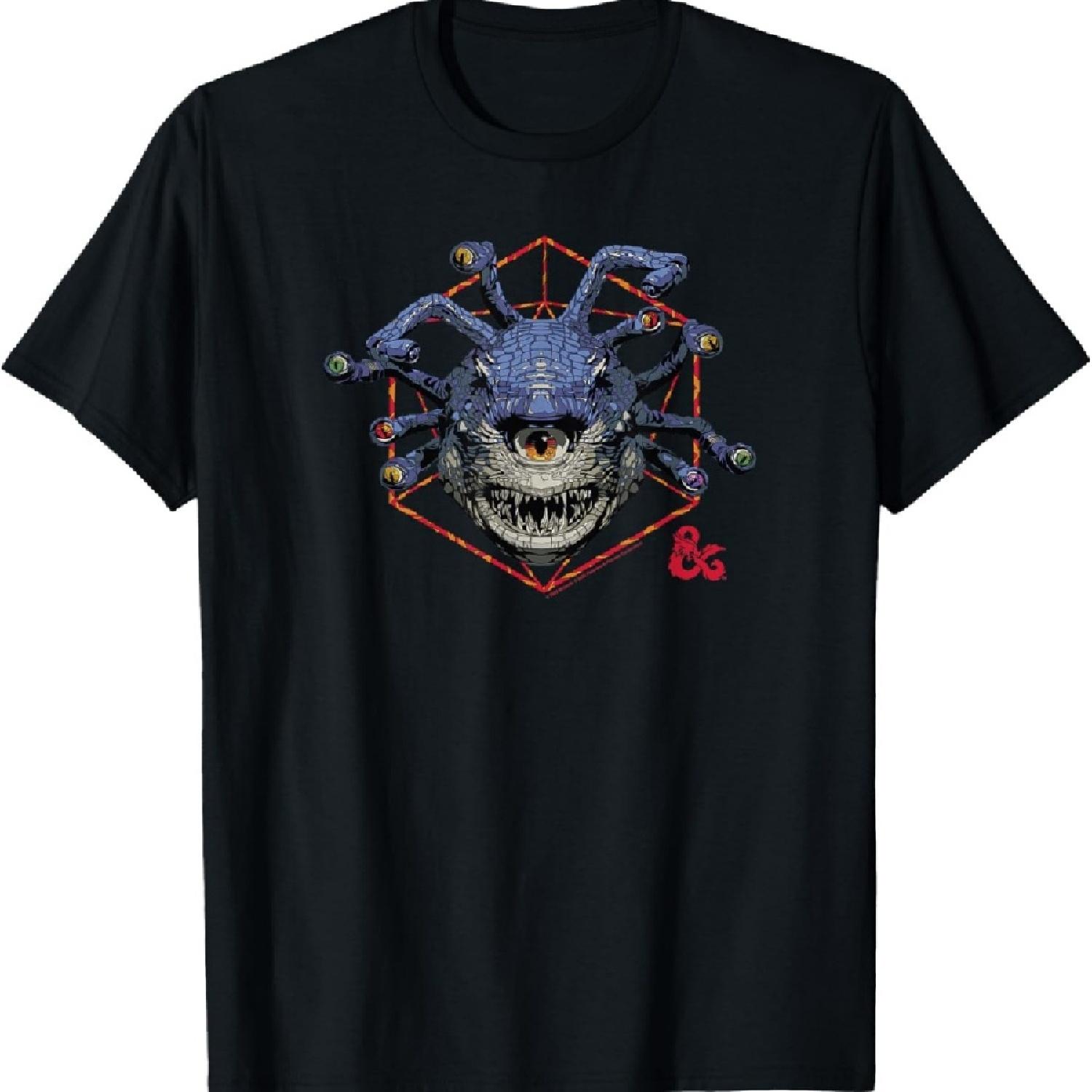 

Dungeons & Dragons Honor Among Thieves Beholder Center Logo T-Shirt XXXXXL чёрный