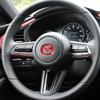 1pc ABS Car Steering Wheel Center Emblem Sticker for Mazda 3 CX3 CX4 CX5 CX7 CX8 CX9 CX30 RX7 Atenza Axela Interior Decoration