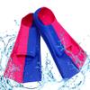 Eco-friendly Soft Silicone Hot Sell Custom Logo Full Foot Diving Fin Adult Kids Short Blade Swim Fins for Snorkeling Diving