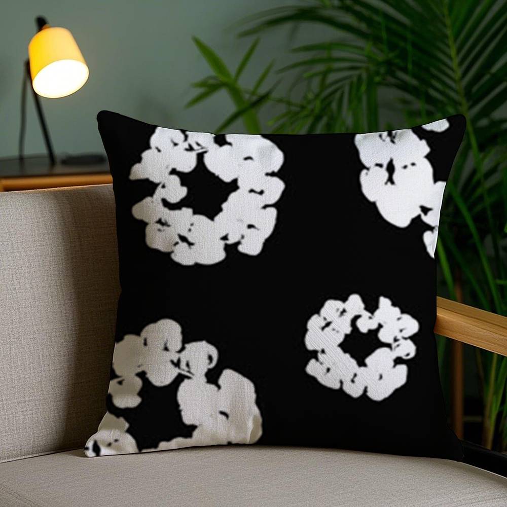 Pillow Case Luxury D-Denims T-Tears Sofa Short Plush Double-Sided Hd Printing Room Home Office Gift Cushion Cover