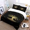 Golden Tree of Life Design Bedding Set Bedding Set (1 Duvet Cover, 2 Pillowcases, Duvet Not Included)