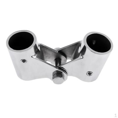 Marine 316 Edelstahl Bootsreling Beschläge Klappbarer Schwenkrohrverbinder 20mm/22mm/26mm