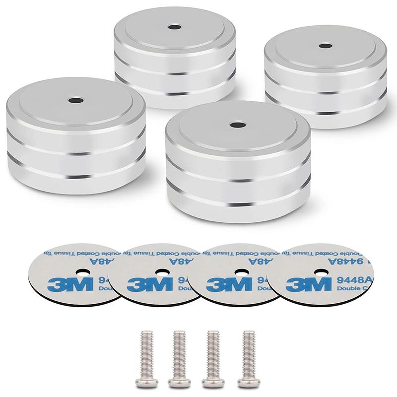 40*20mm Aluminum AMP Feet PC Chassis Speaker Cabinet Isolation Stand Base DAC Turntable Pad Cone Damper Shock Absorber Feet Pad