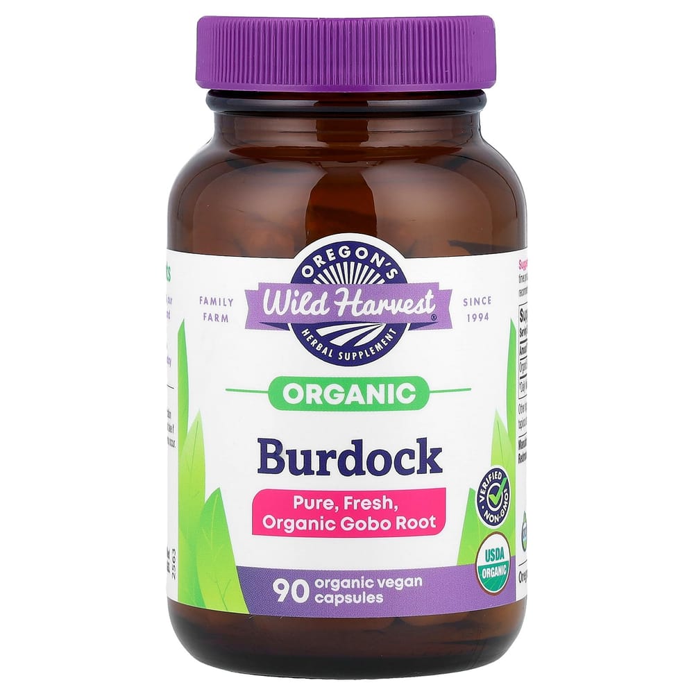 Oregon's Wild Harvest Burdock Capsules, 90 Count