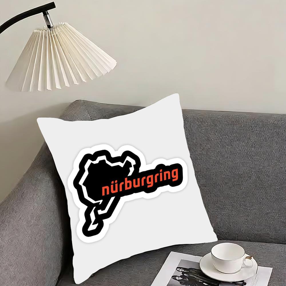 

NNurburGRing Sport Car Cushion Cover Pillowcase Ultra Soft Skin Friendly Fabric Cloud Like Comfort Concealed Zipper 30x30cm