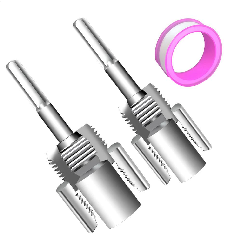 1/2 and 3/4 Points Pipe Thread Opener Hand Tools Wire Cutting Pipe Thread Tool Internal External Thread Drill Bit Work Tools
