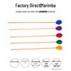 Professional Beech Wood Mallets with Wool Yarn Heads - Soft, Medium, Hard for Marimba & Xylophone
