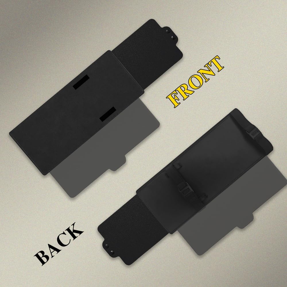 Polarized Car Sun Visor Extension With PC Lens And Side Sunshade, Anti-Glare Windshield Visor - Universal For Most Cars (Black)
