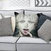 JJohan LLiebert Monster Anime Celebrity Merchandise AllMatch Printed Pillow Case Sofa Car Office Room Decoration Protector
