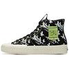 Stash X Abrasion Resistant Slip Resistant High Top Canvas Shoes Black Green 11948681-11