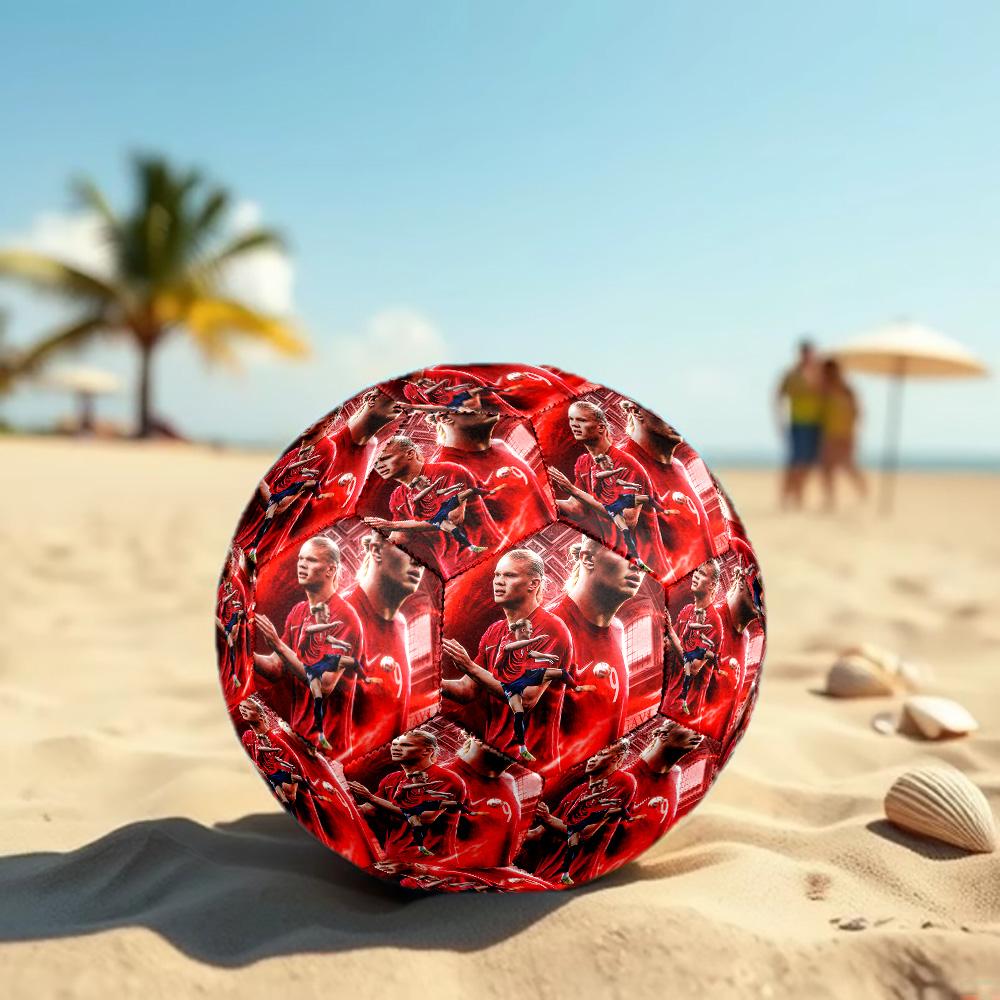 Futebol Erling Haaland Tamanho 5 Bola de Futebol Alta Elasticidade Para Competição ao Ar Livre Treino Diário Brincadeira