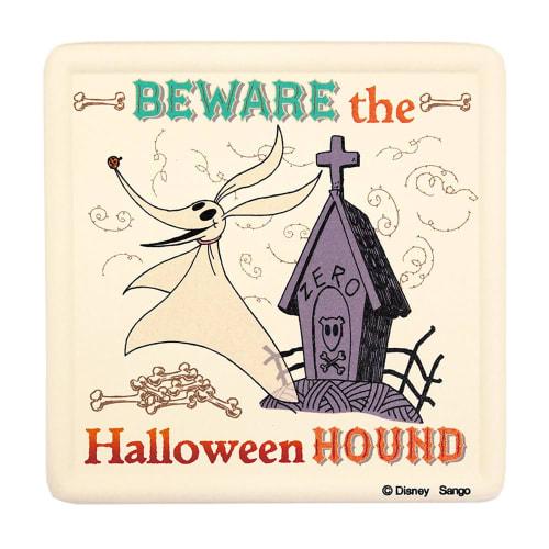 

Disney The Nightmare Before Christmas Zero Water Absorbent Coaster, Approx. 9cm, Coaster Museum, Miscellaneous Goods, Made in Japan, 3324-077