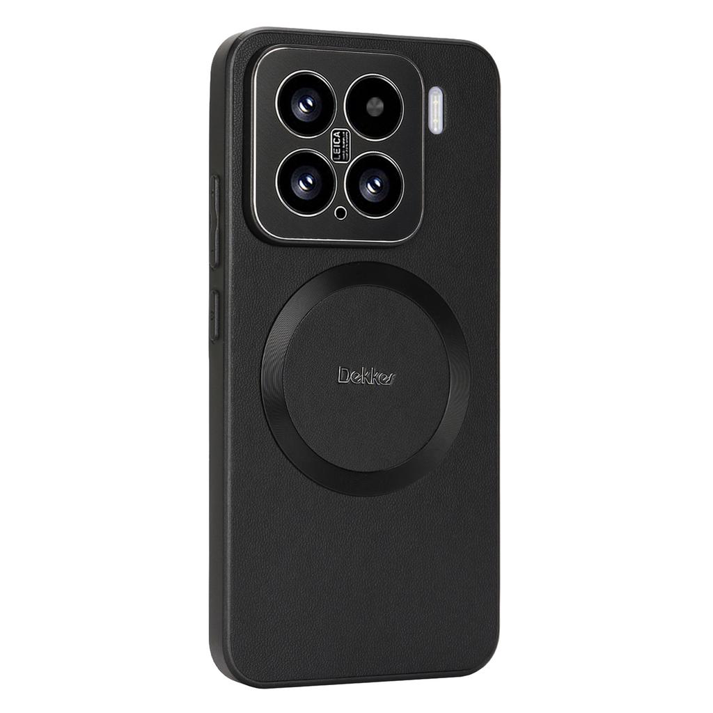 DEKKER Etui na Xiaomi 15 Kompatybilne z MagSafe PU+TPU Tylna Pokrywa Telefonu