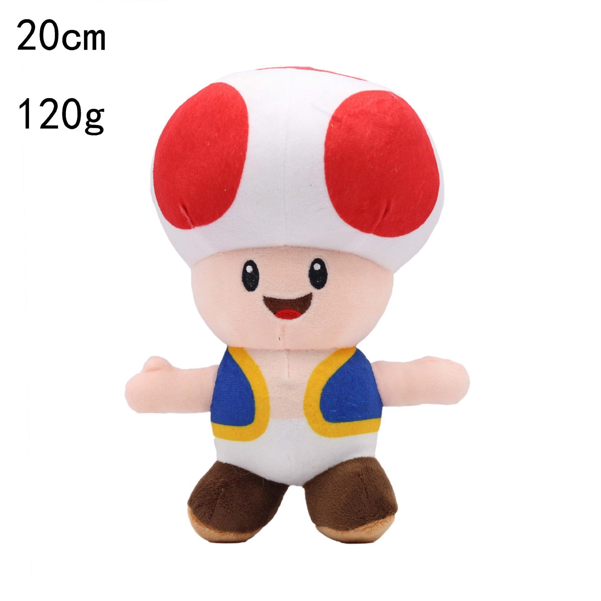 

King Bowser, Buzzy Beetle, Super Mushroom Cute Plush Dolls, Home Decoration Toys, Kawaii Girls Birthday Collection Gifts